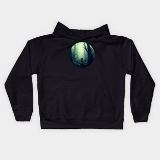 Monster Slayer in a Haunted Forest - Fantasy - Witcher Kids Hoodie